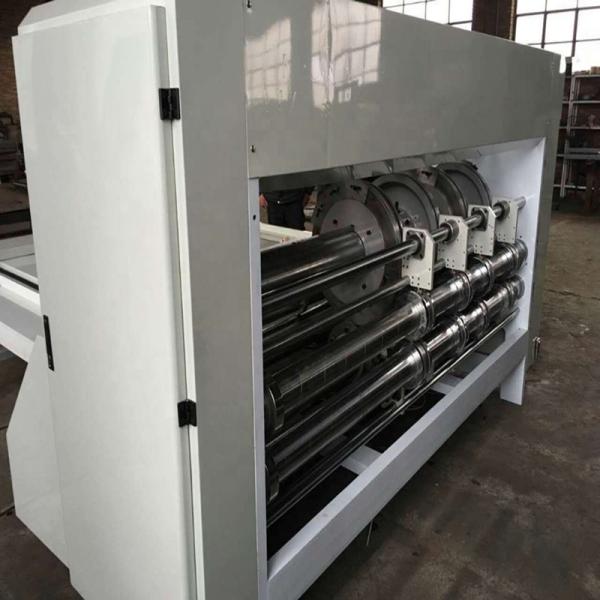 Chain Feeding Type Rotary Cutting Slotting Machine With Corrugated Paperboard