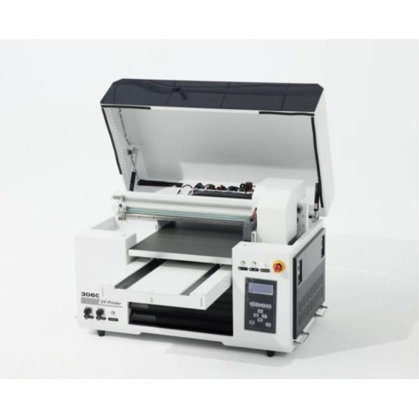 3060 Grey UV DTF Printer for Custom Multi-Size Cup Wraps Transfers Plate Type Flatbed