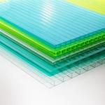 Building Material Double UV Coating PC hollow Polycarbonate Sheet Crystal clear