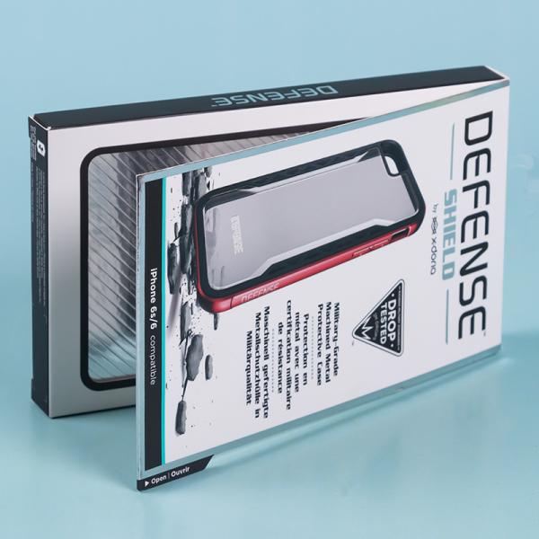 Dustproof Varnishing Mobile Phone Box Packaging , Ultralight Cell Phone Gift Box