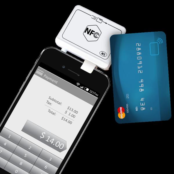 Buy External NFC MobileMate Card Reader ACR35 Audio Jack Interface at wholesale prices