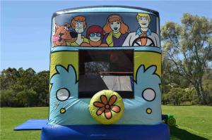 Quality Scooby - Doo Mystery Machine Backyard Kids Jumping Castle / Blow Up Bounce Houses for sale