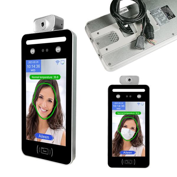Buy 0.5M Face Recognition Time Clock Terminal Thermal Temperature Measurement at wholesale prices