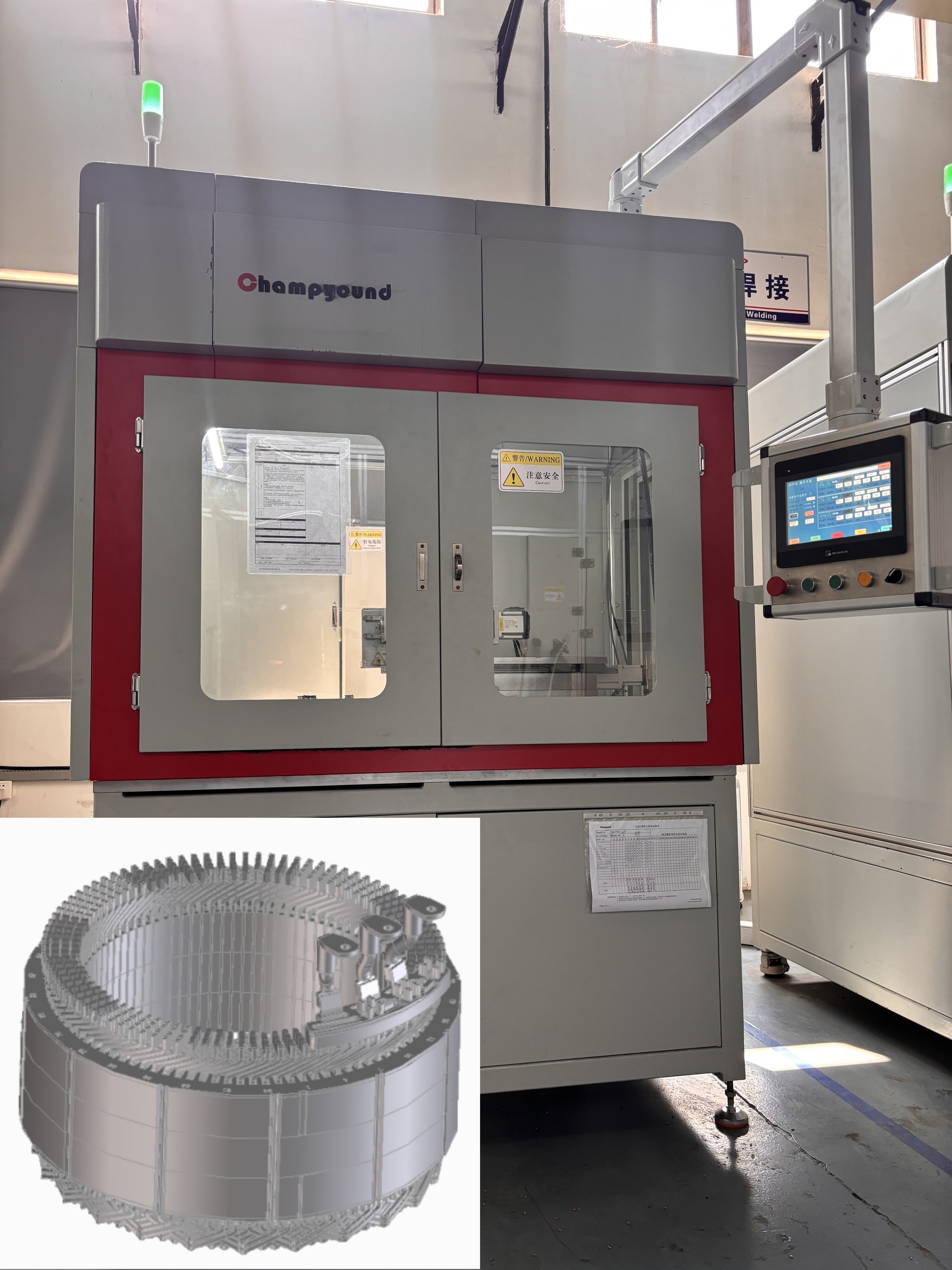 Multilayer Twisting Stator Winding Equipment Rewinding Machine