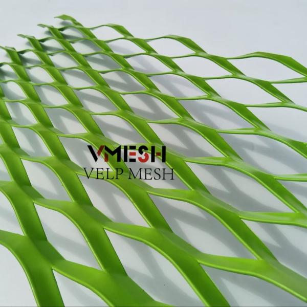 Architectural Metal Mesh Building Facades Ceiling Panel Aluminum Metal expanded mesh