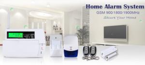 Quality LCD Display Touch Keypad GSM SMS House Alarm System with 30 wireless zone for sale