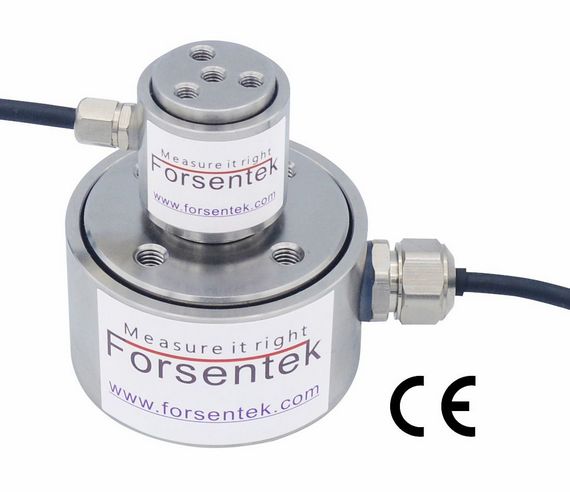 Flange to Flange Load Cell 500kg Press Force Sensor 5kN Thrust Force Measurement
