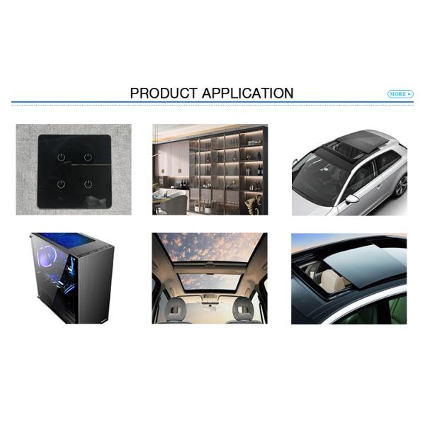 Competitive Price unbreakable custom-Made tinted black grey rawRaw 4ft x 8ft glass sheets for auto sunroof