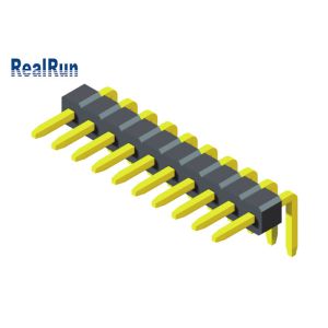 Quality PA6T 1.0mm Pitch 10P Right Angle Header Connector for sale