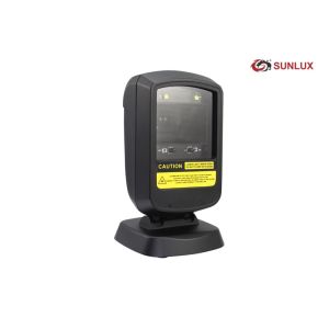 Quality Omnidirectional Ticket Barcode Scanner 2D Imager Black Shell Multiple Interfaces for sale