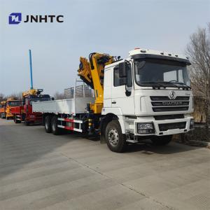 China Shacman 8x4 F3000 12 Tons Truck Mounted Crane 4 straight arm 12 wheel on sale