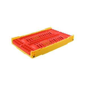 Quality PP Plastic Stackable Folding Storage Crate With Handle for sale