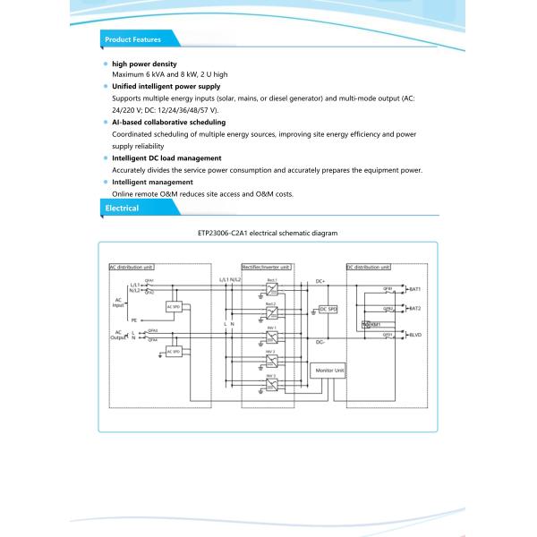 Huawei ETP23006-C3A1 Smart Magic Box Power Supply Embedded Communication Power Control System