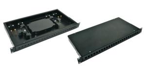 Quality 19 '' 1U Height ODF Optical Distribution Frame Ethernet Distribution Panel for sale