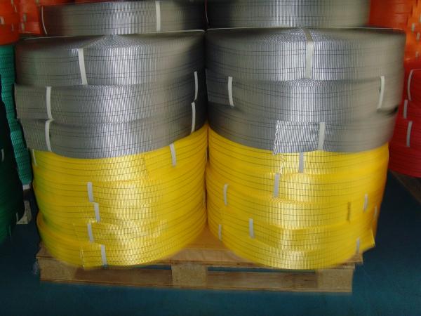 Buy High Tensile Patterned Polyester Webbing For Trailer Tie Down Straps at wholesale prices