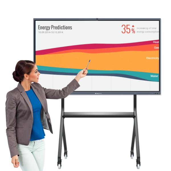 Smart Interactive Whiteboard 65'' Intelligent Interactive Flat Panel For Office