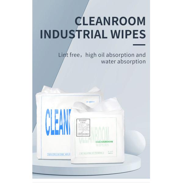 Laser Edge Sealing Dust-Free Cloth Burr-Free Smooth Surface for Precision Instrument and Semiconductor Workshop Cleaning