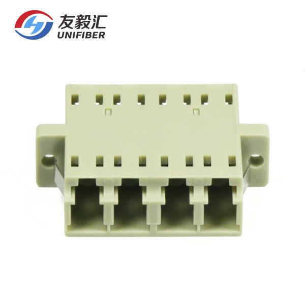 CATV OM1/OM2 Multimode LC Quad Coupler With Flange