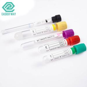 China 2ml Sterilized Vacuum Non Vacuum Serum Blood Collection Tubes With Safety Feature on sale