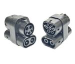 CCS 1 To CCS 2 DC Adapter AC 63A To DC 250A Combo 1 To Combo 2 Fast EV Charging