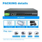 L3 managed 8 port 1G/ 10G Uplink SFP+ Port Smart Network industrial Managed