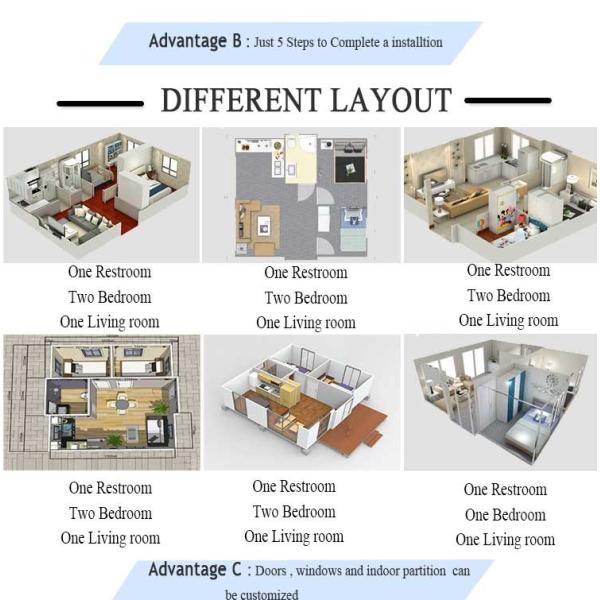Expandable fabricated house container folding insulation solar prefab container house prefabricated home luxury