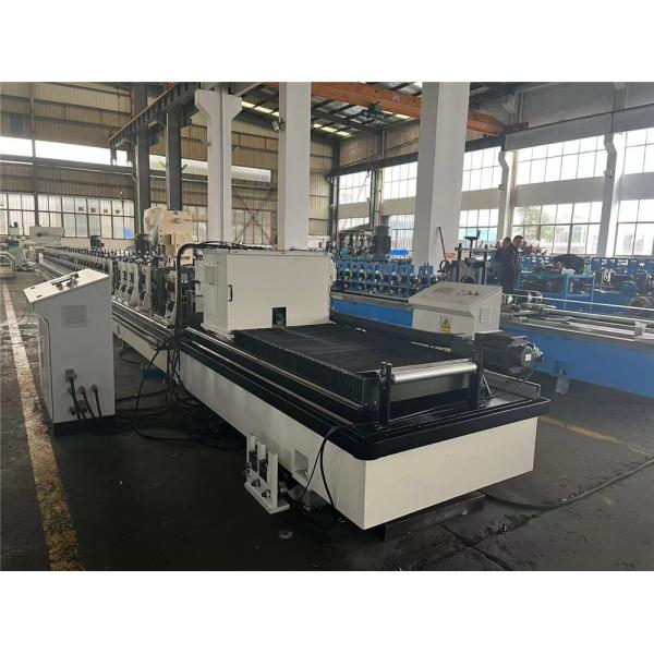 Section Drive Solar Roll Forming Machine 30mm Module Frame By Gear Box Cr12