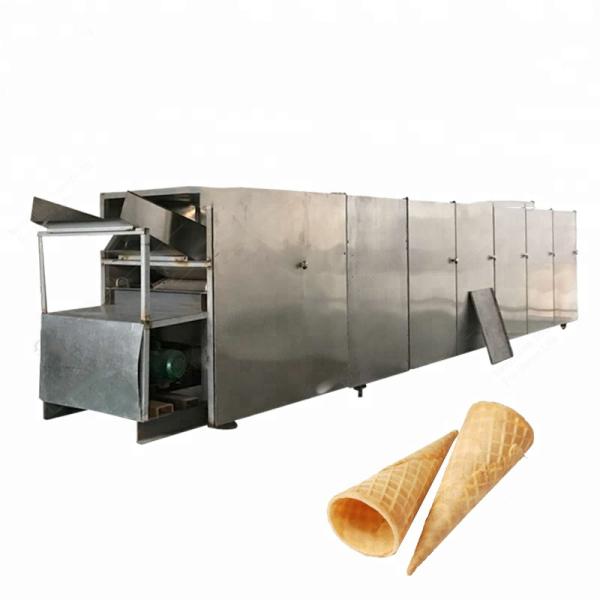 Tunnel Type Automatic Rolled Sugar Cone Making Machine