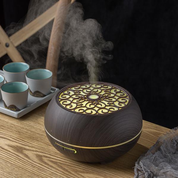 500ml Bluetooth Speaker Aroma Diffuser Humidifier 12W Power Remote Control