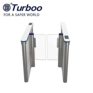 Quality Automatic Opening Security Swing Barrier Turnstile Gate Artificial Marble for sale