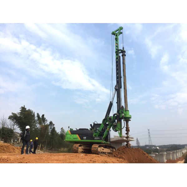 Max. drilling diameter 1300mm Hydraulic Piling Rig Small Pile Driving Borehole Drilling Machine Torque 125kN.m