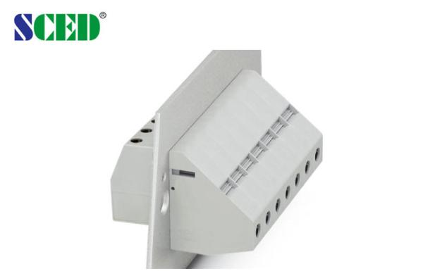 Buy PCB Pluggable 600v 75A Panel Mount Terminal Connector 15.1mm Width at wholesale prices
