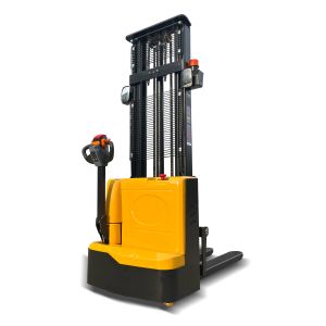 Electric Pallet Stacker 1500KG Load Capacity 4500mm Lift Height