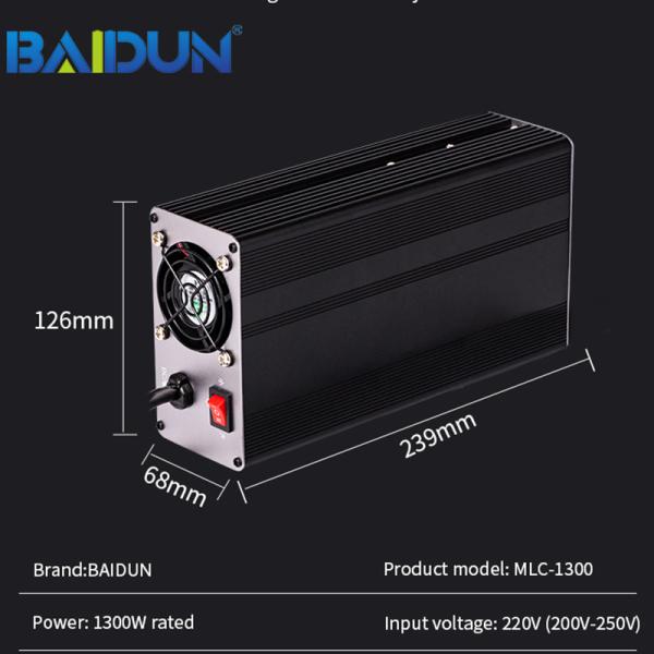 ROHS 1300W Rated Lifepo4 Battery Charger Fast Charge 15A