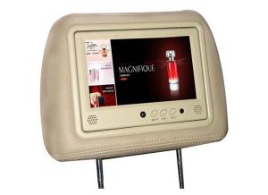 Quality ColorfulCar Headrest LCD Screen Video Display 7 Inch With IR Sensor , MPEG4 MPEG2 MPEG1 for sale