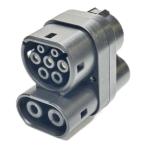 CCS 1 To CCS 2 DC Adapter AC 63A To DC 250A Combo 1 To Combo 2 Fast EV Charging