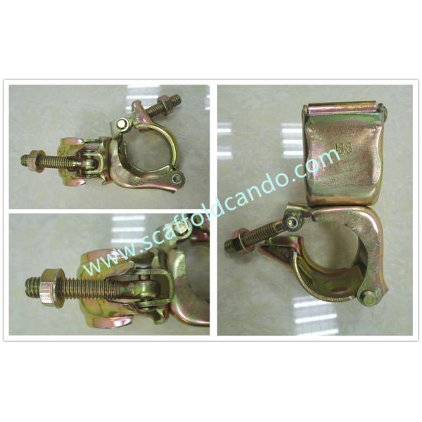 Good performance 90° Korea scaffolding double coupler with electro galvanized for OD48.6mm pipes 0.55kg 0.6kg 0.65kg