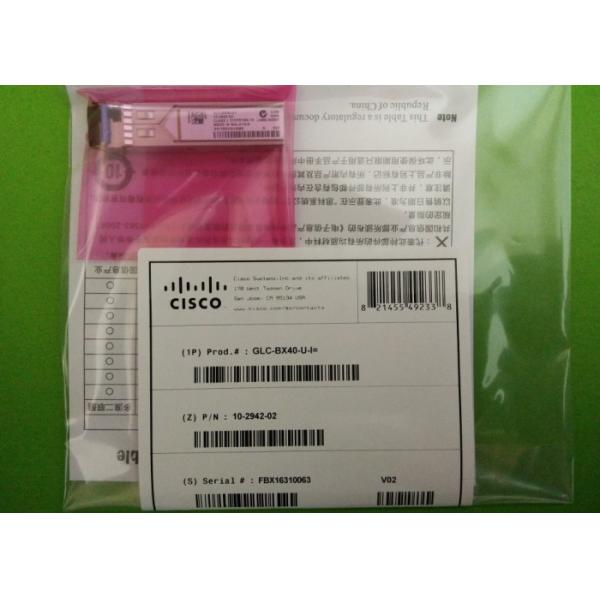 GLC-BX40-U-I 40km Fiber Optic SFP Module , Fiber Interface Module 1310nm / 1550nm