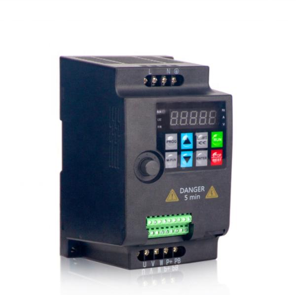 Buy Mini VFD Variable Frequency Converter for Motor Speed Control 220V/380V 0.75/1.5/2.2KW Adjustable Speed frequency at wholesale prices