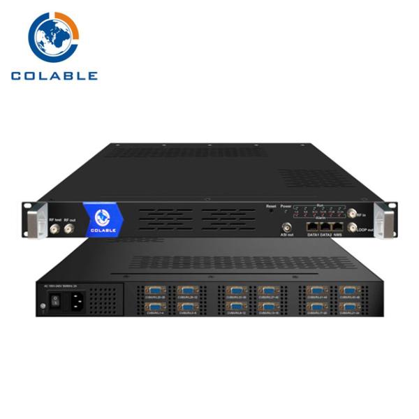 Buy 12 Channels AV To DVB T Modulator , FTA Headend Digital Tv Encoder Modulator at wholesale prices