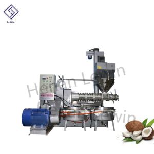 China Coconut Oil Pressed Sunflower Oil Extraction Machine 30 Kw With Filter System on sale