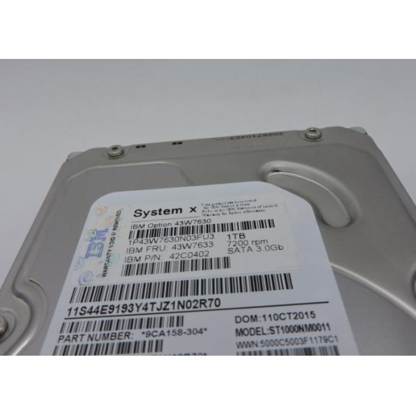 43W7630 IBM Hard Disk 43W7633 1T 7.2K SATA 3.5 DS3400 1 year warranty