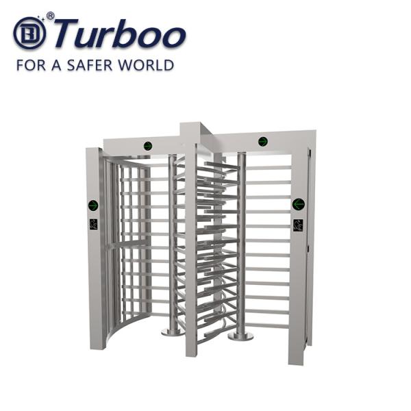 Buy Semi Automatic Pedestrian Barrier Gate , Turnstile Access Control System Double Lane at wholesale prices