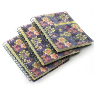 Frosted Spiral Notebook Printing Plastic Cover Bound Diray Custom 65C