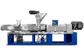Buy Wpc Conical Twin Screw Extruder AC Motors Optional Touch Screen Control Panel at wholesale prices
