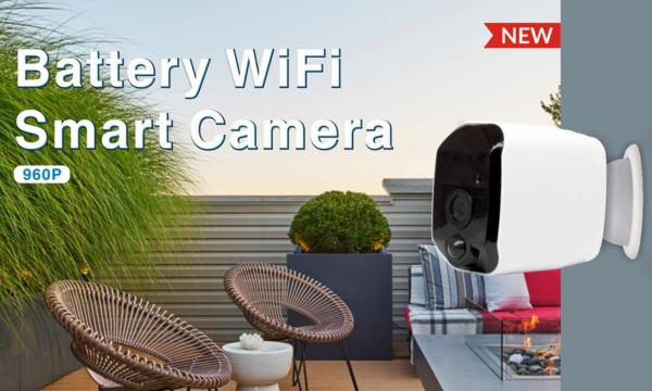 Buy Wireless Wifi Security Camera Battery Powered HD 960P Resolution Support Night Vision at wholesale prices