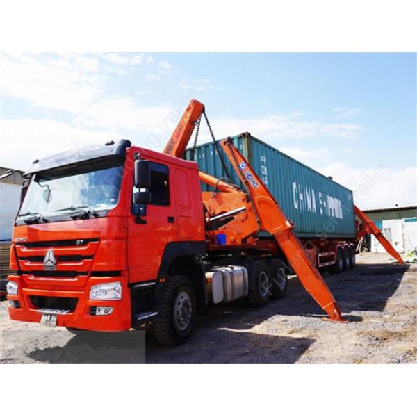 40FT Diesel Engine Side Loader Trailer Mechanical Ladder Hydraulic Side Loader
