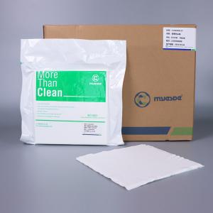 China 9x9 Inch Lint Free Microfiber Lens Wipes 195gsm Disposable Wipes For Industry Cleaning on sale