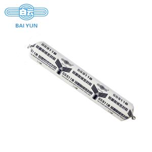China Fast Drying Waterproof Cladding Silicone Sealant Grey Caulk For Plastic on sale