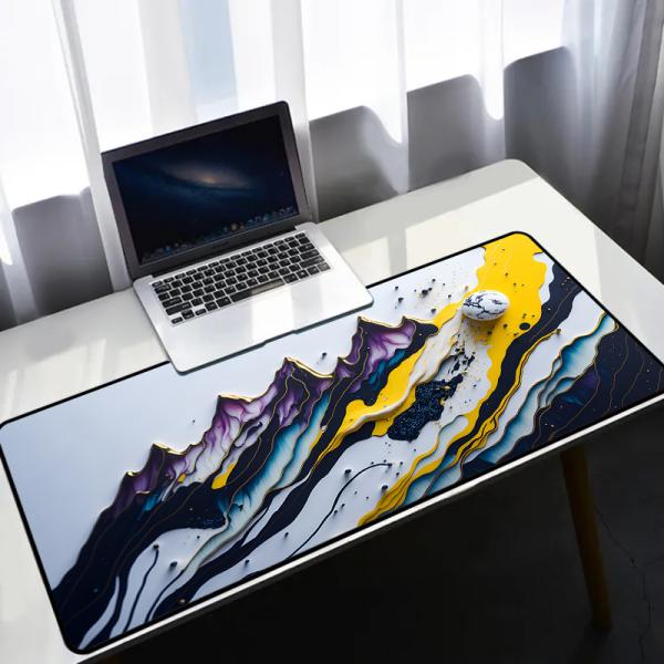 Rectangular Gaming Mousepad with Non-Slip Rubber Base Custom Anime Design 260*210*2mm